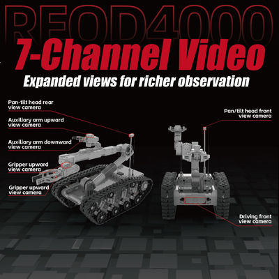EOD Robot for Safe Approach & Disposal of Explosive Hazards