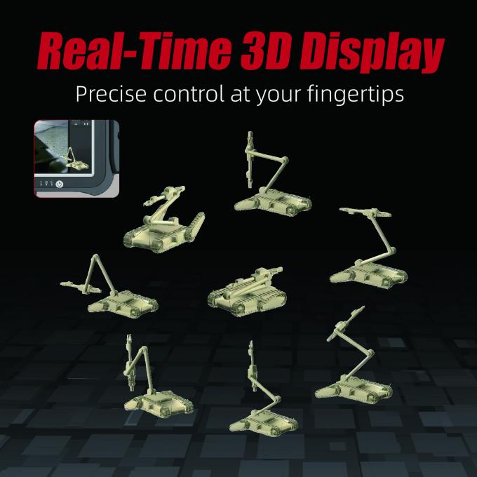 सटीक निपटान के लिए X-Y-Z समन्वय बांह के साथ मध्यम EOD रोबोट 2